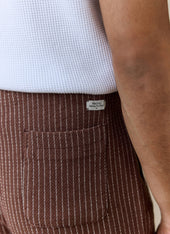 Sorrento Wide Leg Trousers | Linen | Brown