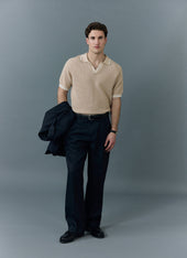 Tennis Boxy Knitted Polo Cotton