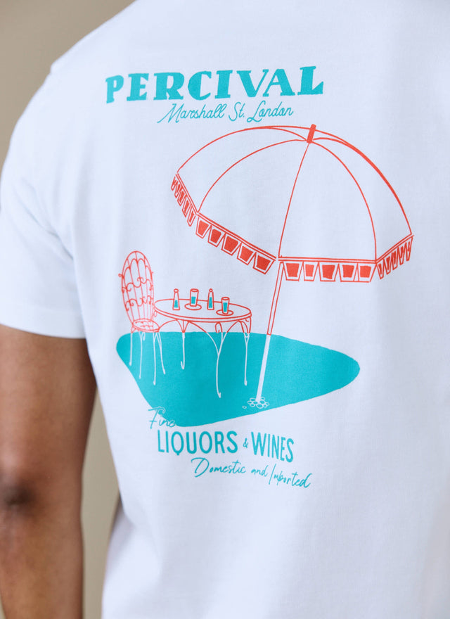 Perci Fine Wines T Shirt | Organic Cotton | White