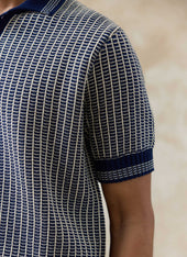 Claude Knitted Polo Cotton