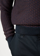 Charlestown Knitted Jumper Burgundy