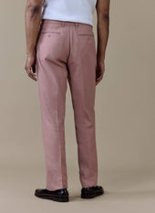 Tailored Trousers Linen Pink