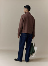 Sorrento Boxy Overshirt | Linen | Brown