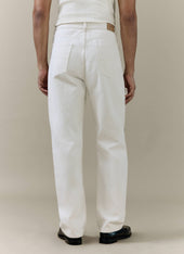 Straight Leg Denim Jeans Cotton