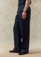 Pleated Leg Trousers Lyocell