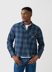 Check Boxy Long Sleeve Shirt | Champion x Percival | Multi
