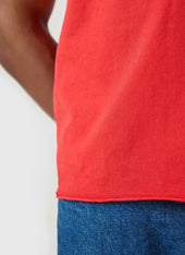 Track And Field Raw Hem T Shirt Champion X Percival Red