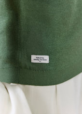 Laurence Knitted Polo Linen Lyocell Blend