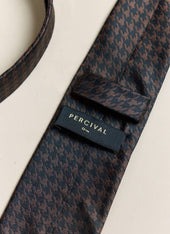 Houndstooth Jacquard Silk Tie Brighton Hove Albion F C X Percival
