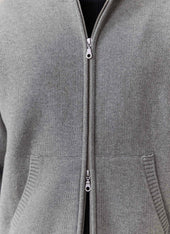 Chronicle Knitted Hoodie Cotton Grey