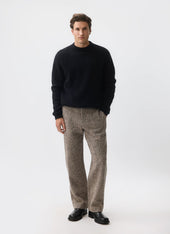 Herringbone Trousers Wool
