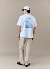 Beach Front T Shirt Brighton Hove Albion F C X Percival White