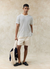Ernie Waffle T Shirt Organic Cotton Stripe