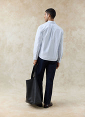 Striped Oxford Shirt Cotton Stripe
