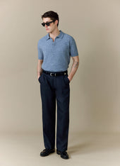 Collins Knitted Polo Yak