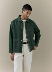 Vintage Wash Oliver Chore Jacket Cotton Canvas