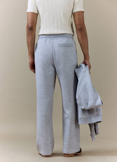 Chronicle Straight Leg Trackpants Cotton Jersey Grey