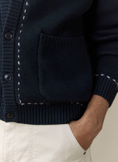 Module Boxy Cardigan Cotton