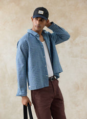 Hinsley Checked Boxy Shirt Cotton