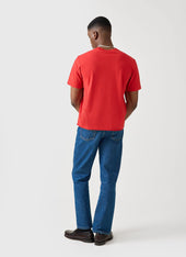 Track And Field Raw Hem T Shirt Champion X Percival Red