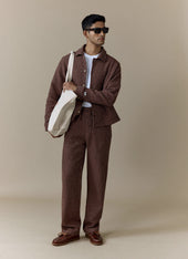 Sorrento Wide Leg Trousers | Linen | Brown
