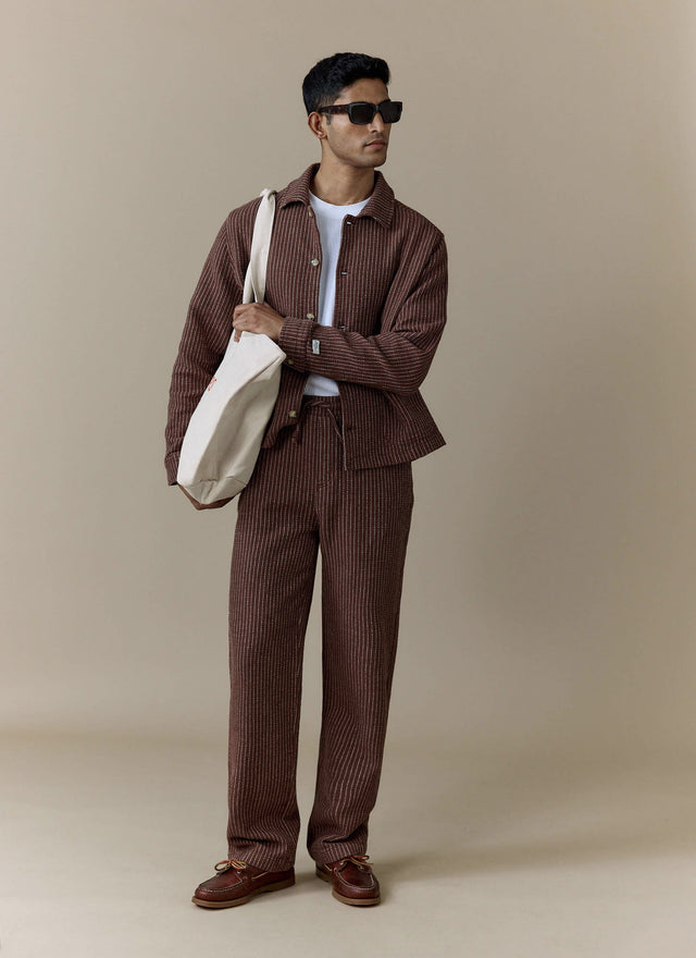 Sorrento Wide Leg Trousers | Linen | Brown