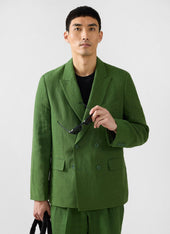 Clifton Double Breasted Blazer Linen