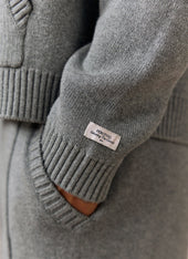 Chronicle Knitted Hoodie Cotton Grey