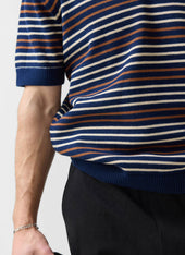 Douglas Boxy Knitted Polo Cotton