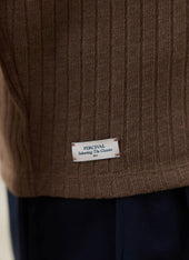 Anthony Ribbed Polo Cotton