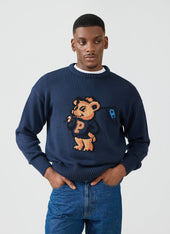 Jacquard Bear Crew Neck Champion X Percival
