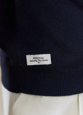 Laurence Knitted Polo Linen Lyocell Blend