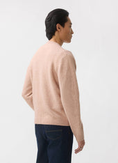 Glove Cardigan Mohair Pink