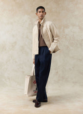 Anthony Ribbed Polo Cotton