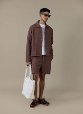 Sorrento Shorts | Linen | Brown