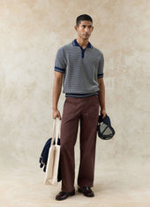 Claude Knitted Polo Cotton
