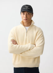 Meyer Quarter Zip Fisherman | Cotton | Cream