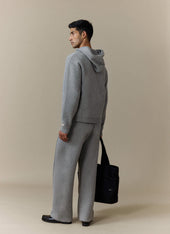 Chronicle Knitted Hoodie Cotton Grey