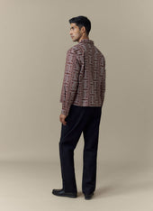 Sashiko Boxy Shirt Cotton