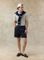 Ernie Waffle T Shirt Organic Cotton Stripe