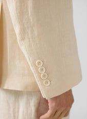 Clifton Double Breasted Blazer Linen