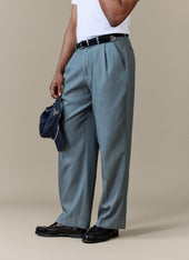 Pleated Leg Trousers Lyocell