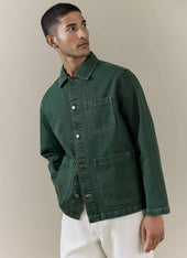 Vintage Wash Oliver Chore Jacket Cotton Canvas