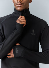 PCVL Base Layer Quarter Zip Jacket | Black