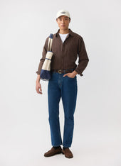 Clancy Striped Long Sleeve Shirt Cotton