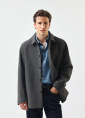Peacoat Melton Wool