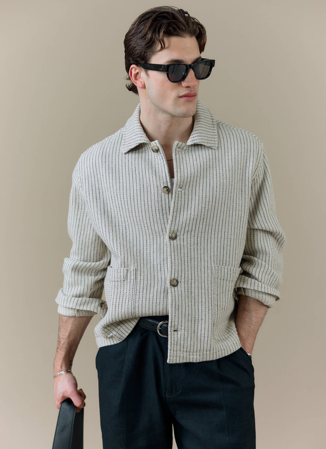 Sorrento Boxy Overshirt | Linen | Cream