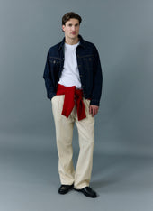 Western Trucker Jacket Denim Dark