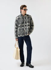 Men's Glossary Patchwork Jacket | Twill | Grey