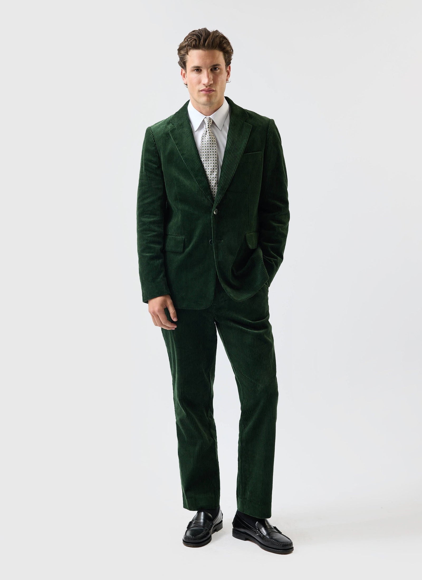 Tailored Blazer Chunky Cord
